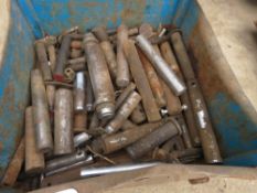 STILLAGE OF LARGE BUCKET PINS. LOT LOCATION: EMERALD HOUSE, SWINBORNE ROAD, SS13 1EF, BASILDON, ES