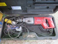 MILWAUKEE 110VOLT CORE DRILL IN A CASE.