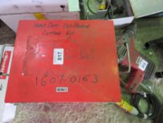 BOX OF ASSORTED GAS CUTTING EQUIMPENT ETC.