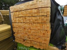 EXTRA LARGE PACK OF UNTREATED VENETIAN TIMBER SLATS 1.74METRE LENGTH X 45MM X 18MM APPROX.
