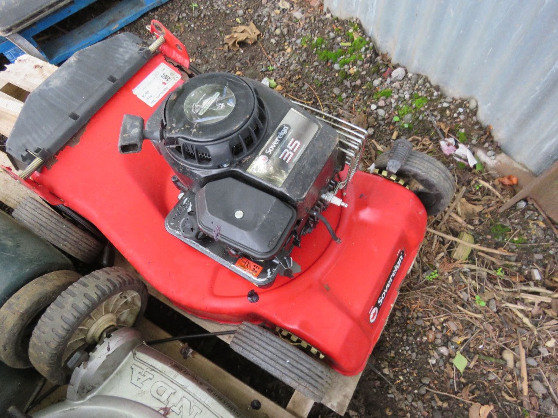 3 X PETROL MOWERS PLUS A SLITTER. - Image 3 of 5