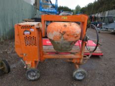 BELLE 100XT DIESEL SITE CEMENT MIXER, YEAR 2015. YANMAR ENGINE. WHEN TESTED WAS SEEN TO RUN AND DRUM