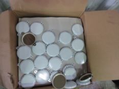 BOX OF UNUSED OIL DRUM LIDS.