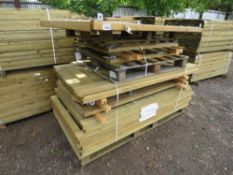 STACK OF APPROXIMATELY 16NO ASSORTED WOODEN GARDEN GATES.
