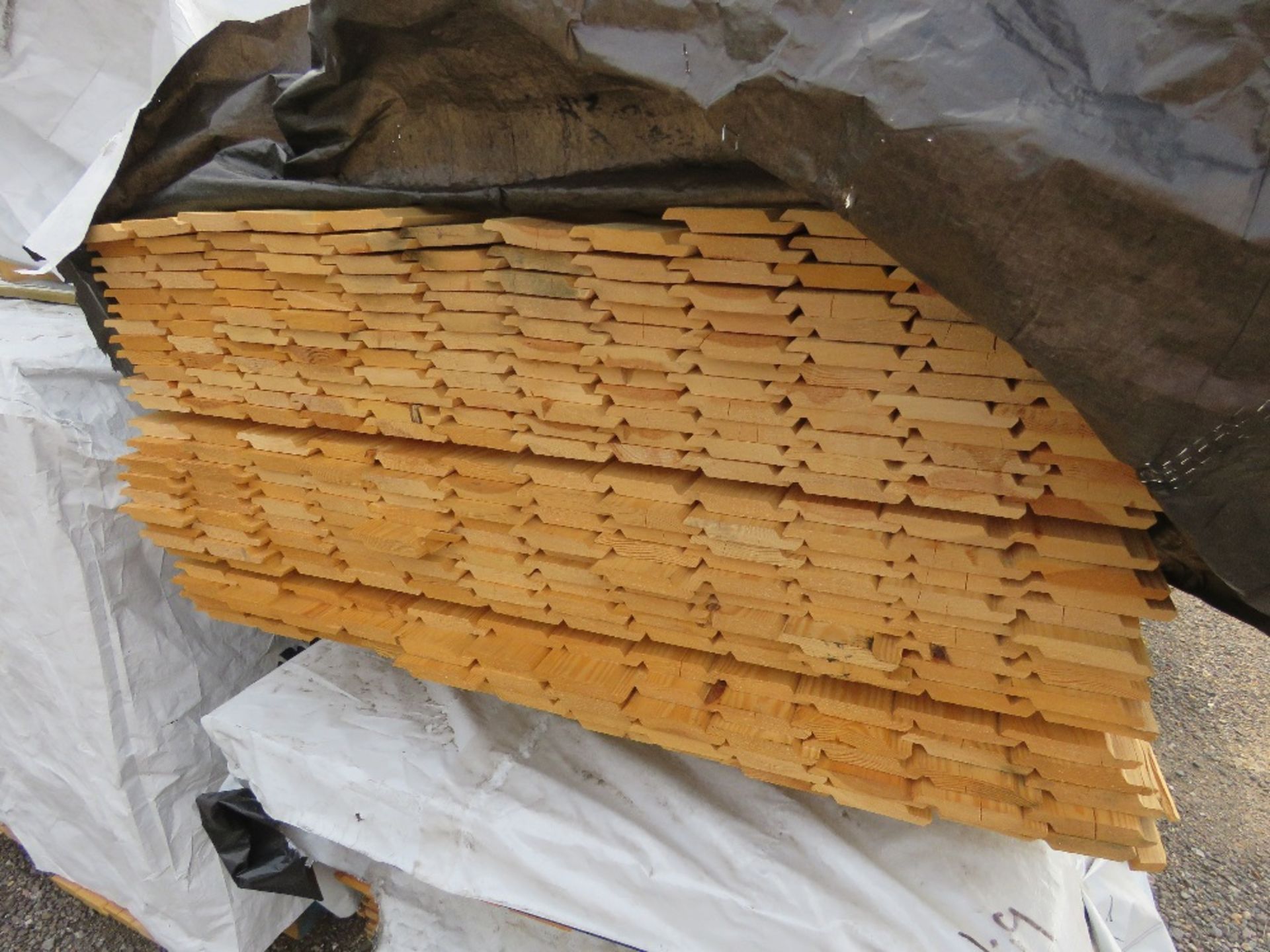3 X PACKS OF UNTREATED SHIPLAP TIMBER BOARDS 1.75-1.9METRE LENGTH X 95MM APPROX. - Image 2 of 5