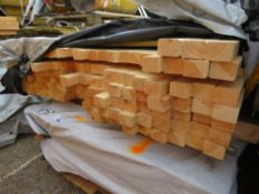 PACK OF UNTREATED TIMBER POSTS 1.8M LENGTH X 45MM X 35MM APPROX.