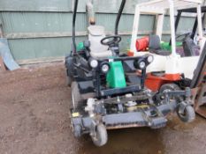 RANSOMES HR300 RIDE ON MOWER WITH 5FT OUTFRONT DECK 5FT CUT, YEAR 2011.