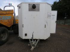 TOWED DECONTAMINATION UNIT, 12FT LENGTH APPROX. (CONTENTS SHOWN IN IMAGES NOT INCLUDED)