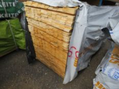 EXTRA LARGE PACK OF UNTREATED SHIPLAP TIMBER BOARDS 1.88METRE LENGTH X 95MM APPROX.