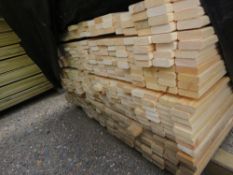 PACK OF UNTREATED VENETIAN TIMBER SLATS 1.74METRE LENGTH X 45MM X 18MM APPROX.