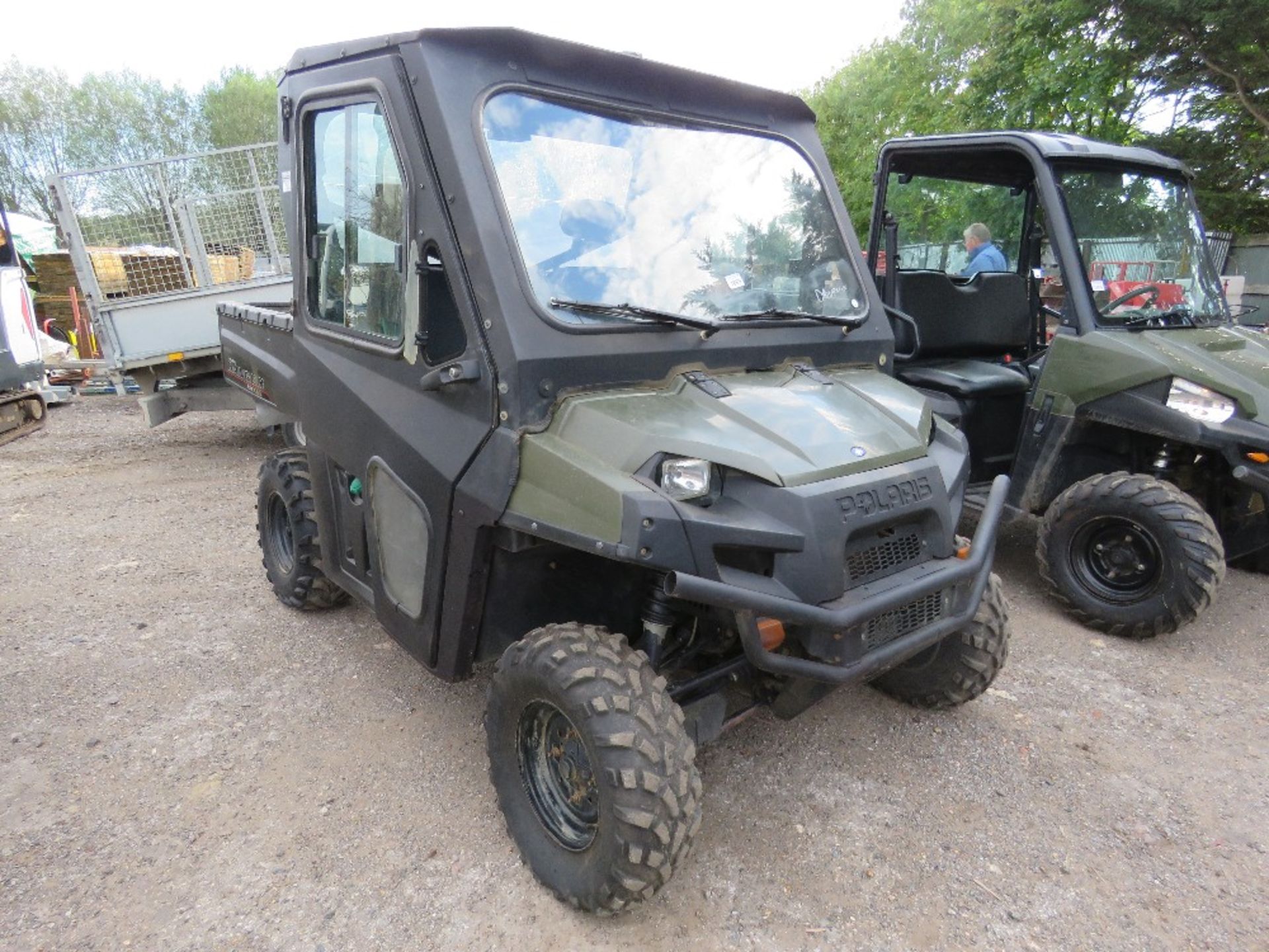 POLARIS RANGER 900 DIESEL UTILTY VEHICLE REG:EU14 AEF(V5 TO FOLLOW) WITH FULL CAB. 2448 REC HOURS. W