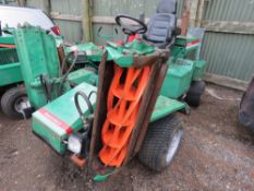 RANSOMES 213 KUBOTA DIESEL ENGINED TRIPLE MOWER. WHEN TESTED WAS SEEN TO DRIVE, AND MOWERS TURNED AN