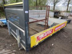 INGIMEX DROP SIDE TRUCK BODY, 12FT BED APPROX.