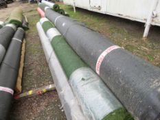 PALLET OF HIGH QUALITY FAKE GRASS/ASTRO TURF, UNUSED, BEING ROLL ENDS/OVER ORDERS 3.4-4M APPROX WIDT