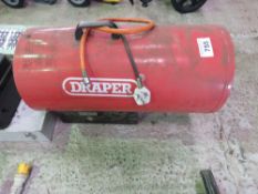 DRAPER GAS POWERED SPACE HEATER. THIS LOT IS SOLD UNDER THE AUCTIONEERS MARGIN SCHEME, THEREFORE NO