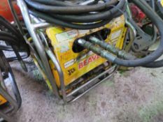 JCB BEAVER BREAKER PACK WITH HOSE BUT NO GUN. WHEN TESTED: TURNS OVER NOT STARTING?? DIRECT FROM CO