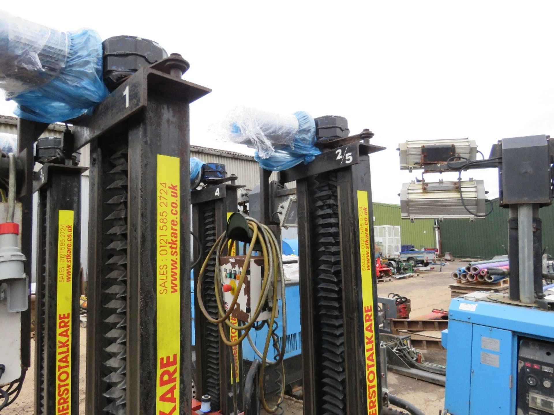 SET OF 4 SOMERS TOTALKARE 7 TONNE RATED MOBILE VEHICLE LIFTS., SOURCED FROM COMPANY LIQUIDATION - Image 6 of 7