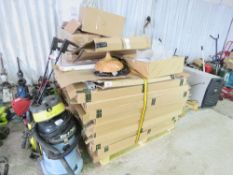 2 X PALLETS OF ASSORTED LIGHT FITTINGS ETC. THIS LOT IS SOLD UNDER THE AUCTIONEERS MARGIN SCHEME, TH