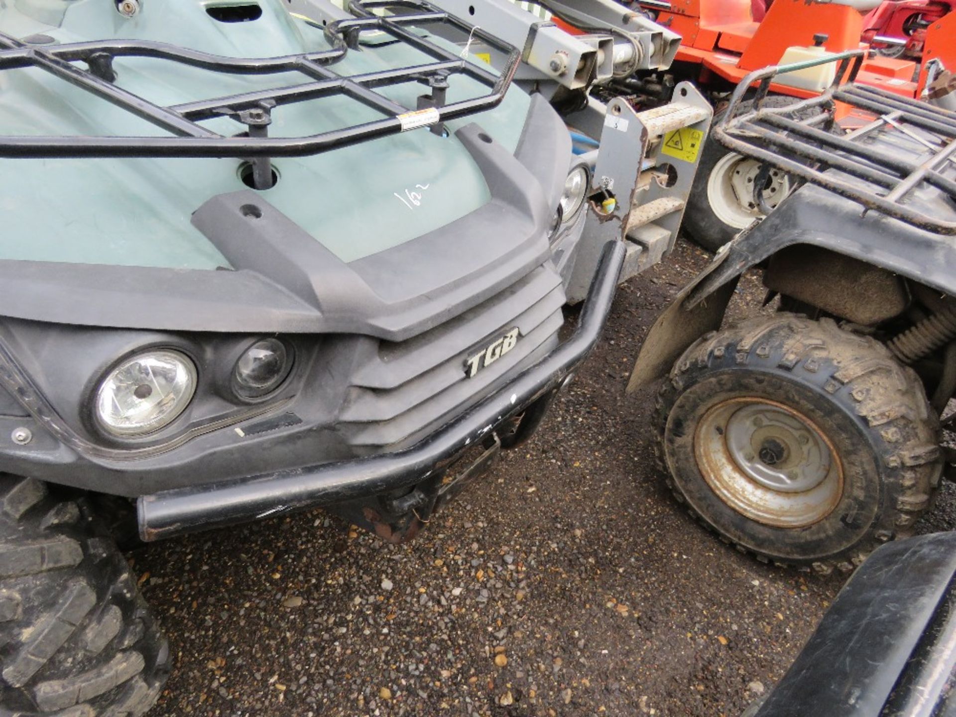 TGB AGROCARRIER FARM QUAD BIKE WITH CARRYING TRAY, 2003REC MILES, YEAR 2014. WHEN TESTED WAS SEEN - Image 2 of 7