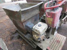 HINOWA HP800 PETROL ENGINED TRACKED DUMPER. BEEN STOOD FOR SOME TIME, UNTESTED, MAY REQUIRE ATTENTI