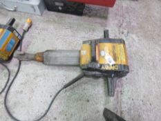 WACKER 110VOLT HEAVY DUTY UPRIGHT BREAKER. DIRECT FROM A LOCAL GROUNDWORKS COMPANY AS PART OF TH