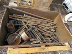 LARGE CASE OF BREAKER POINTS, DRILL BITS AND EXTENSION BARS ETC.