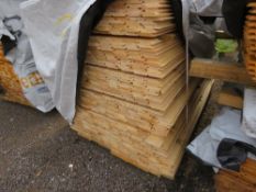 EXTRA LARGE PACK OF UNTREATED SHIPLAP TIMBER BOARDS 1.73METRE LENGTH X 95MM APPROX.