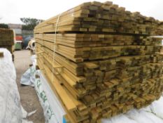 LARGE PACK OF TREATED VENETIAN CLADDING TIMBER SLATS 1.83M LENGTH X 45MM X 18MM APPROX.