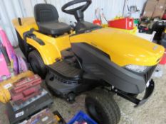 STIGA ESTATE 3098H RIDE ON MOWER, YEAR 2020, SHOP SOILED STOCK, UNUSED. WITH COLLECTOR. HYDRO DRIVE.