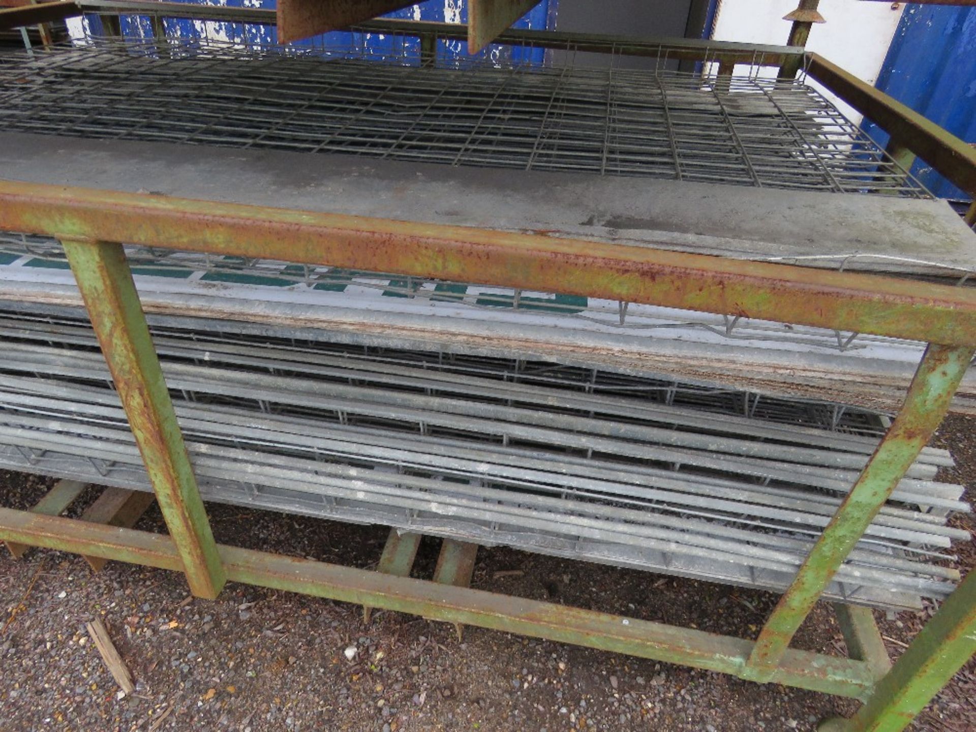 2 X LARGE STILLAGE OF SCAFFOLD SAFETY MESH PANELS, 8FT X 4FT APPROX. - Image 3 of 3