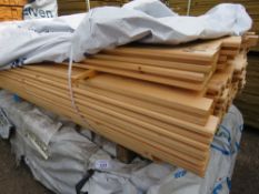 PACK OF UNTREATED H PROFILED TIMBER RAILS 1.85 METRE LENGTH X 55X 35MM APPROX.