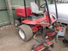 TORO REELMASTER 6500D 5 GANG 4WD MOWER, EX GOLF COURSE. WHEN TESTED WAS SEEN TO RUN, DRIVE AND BLADE