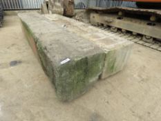 2 X CONCRETE SECURITY BARRIER BLOCKS, 10FT LENGTH APPROX. LOT LOCATION: EMERALD HOUSE, SWINBORNE R