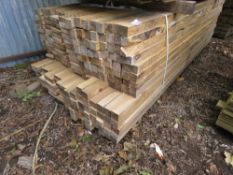 LARGE PACK OF UNTREATED TIMBER BOARDS AND BATTENS: BOARDS 125MM X 25MM AND TIMBERS 50MM X 50MM , 2.1