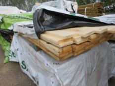 PACK OF UNTREATED FENCE TOP CAP TIMBER BOARDS 2METRE LENGTH X 120X 20MM APPROX.