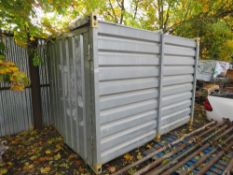 SECTIONAL SITE SHED WITH KEY, 10FT X 7FT APPROX. THIS LOT IS SOLD UNDER THE AUCTIONEERS MARGIN SC
