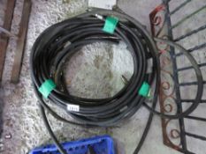 2 X HYDRAULIC HOSES. THIS LOT IS SOLD UNDER THE AUCTIONEERS MARGIN SCHEME, THEREFORE NO VAT WILL