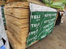 EXTRA LARGE PACK OF UNTREATED HIT AND MISS TIMBER FENCE CLADDING BOARDS: 1.75M LENGTH X 95MM WIDTH A