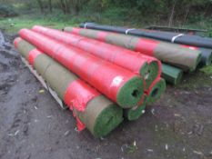 5 X PART ROLLS OF QUALITY ASTRO TURF GRASS, 4M WIDTH, UNUSED. THIS LOT IS SOLD UNDER THE AUCTIONE