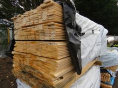 LARGE PACK OF UNTREATED SHIPLAP FENCE CLADDING TIMBERS 1.9M X 95MM APPROX.