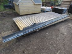 LARGE SLIDING GATE WITH RUNNER, 10FT LENGTH X 5FT HEIGHT APROX. THIS LOT IS SOLD UNDER THE AUCTIO