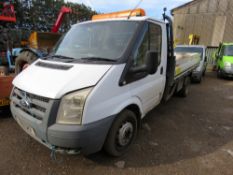 BID INCREMENT NOW £100!!!FORD TRANSIT DROP SIDE TRUCK REG:BX11GKV. MOT UNTIL 27.02.23.