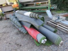 PALLET OF LONG LENGTH HIGH QUALITY ASTRO TURF / FAKE GRASS, UNUSED. ROLL END AND SURPLUS LENGTHS. T