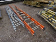 4 X ASSORTED SCAFFOLD LADDERS. THIS LOT IS SOLD UNDER THE AUCTIONEERS MARGIN SCHEME, THEREFORE NO