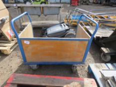 4 WHEELED TROLLEY. THIS LOT IS SOLD UNDER THE AUCTIONEERS MARGIN SCHEME, THEREFORE NO VAT WILL BE
