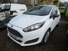 FORD FIESTA DIESEL PANEL VAN REG:GL62 CUG WITH V5. MOT UNTIL OCTOBER 2023. 209,014 REC MILES. SOURCE