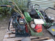 2 X CYLINDER MOWERS WITH BOXES.