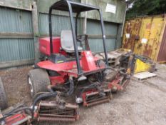 TORO REELMASTER 6500D 5 GANG 4WD MOWER, EX GOLF COURSE. WHEN TESTED WAS SEEN TO RUN, DRIVE AND BLADE