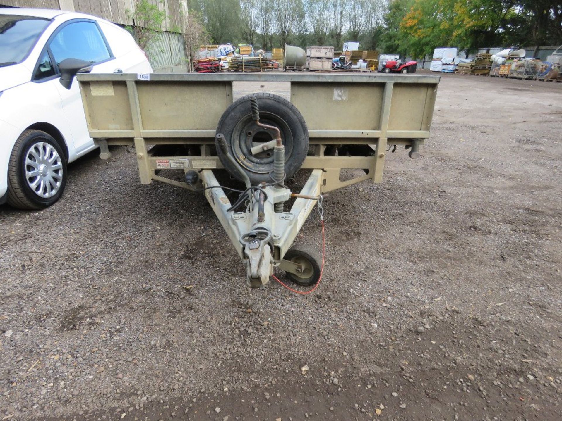 IFOR WILLIAMS LM146G/B BEAVERTAIL 14FT PLANT TRAILER WITH RAMPS AND KEY. SN:SCK600000W0240947 DIRECT - Image 3 of 8