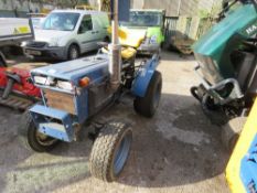 ISEKI COMPACT TRACTOR, 4WD, ON GRASS TYRES. NEEDS ATTENTION, CONDITION UNKNOWN.